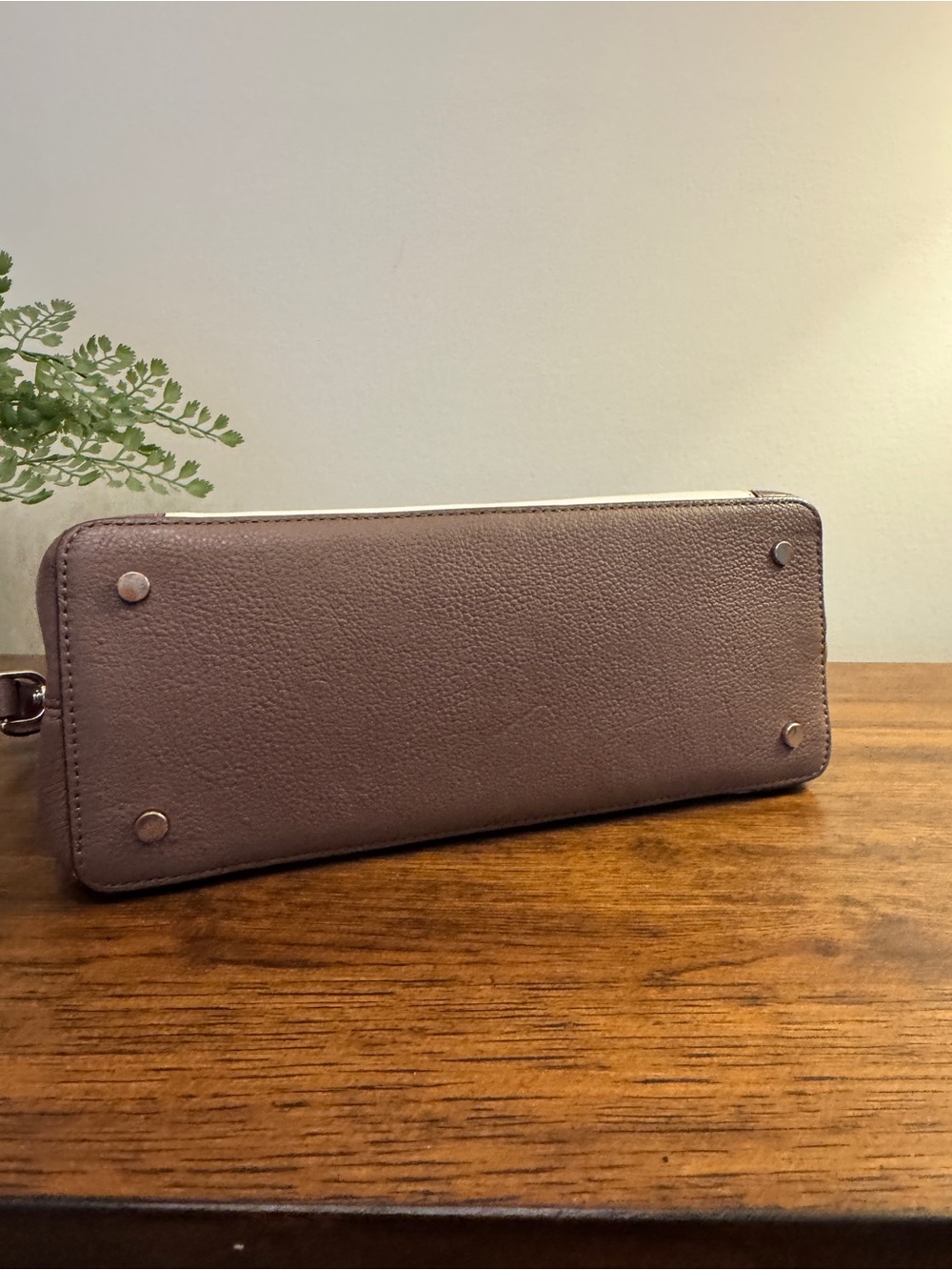 Kate Spade Jackson Medium Triple Compartment Leather Two-Tone Purse - Picture 5 of 5